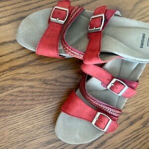 Earth Origins Red Sandals
